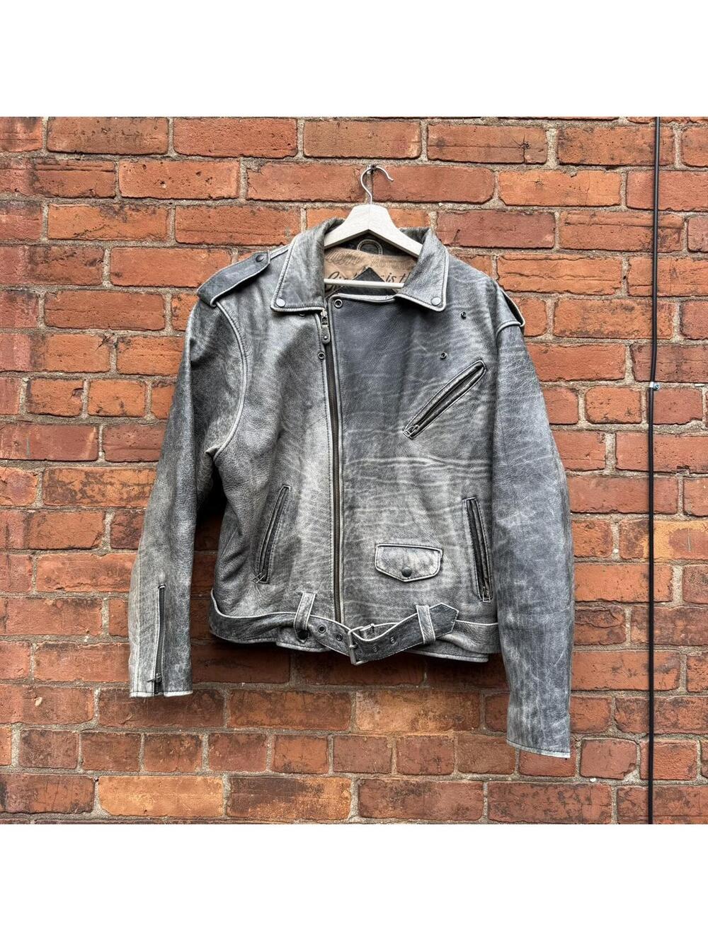 Men's Black and Grey Jacket